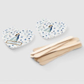 Éventails de mariage magiques – Style aquarelle (Non-assemblé)