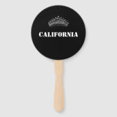 Éventails de supporters de concours de beauté de s (Dos)