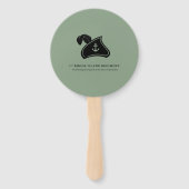 Éventails en papier (10) — 1er régiment de Rhode I (Devant)