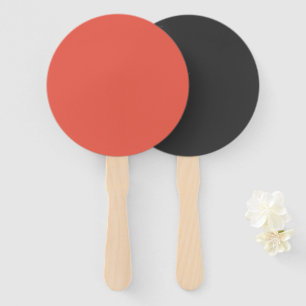 Éventails personnalisés Fire Opal et noirs – Set 2