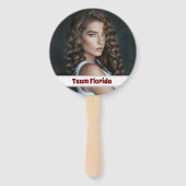 Éventails personnalisés pour concours de beauté -  (Devant)