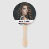 Éventails personnalisés pour concours de beauté - (Devant)