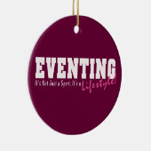 Eventing Lifestyle Keramisch Ornament (Rechts)