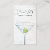 Events Bartender Visitekaartje (Voorkant)