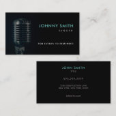 Events Singer Slogans Visitekaartjes (Voorkant / Achterkant)