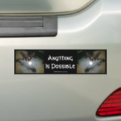 Eventuele Eagle Inspiration Bumpersticker (Op auto)