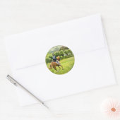 Eventuele paardenbonkers ronde sticker (Envelop)