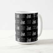 Eventuele twee logo's of Afbeeldingen herhalingspa Koffiemok (Voorkant rechts)