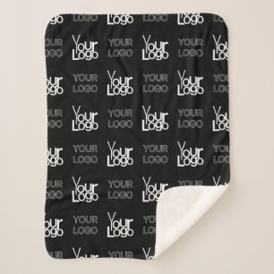 Eventuele twee logo's of Afbeeldingen herhalingspa Sherpa Deken