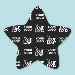 Eventuele twee logo's of Afbeeldingen herhalingspa Ster Sticker