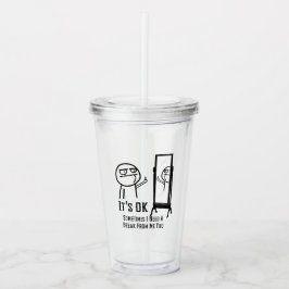 Evenwicht nodig acryl drinkbeker