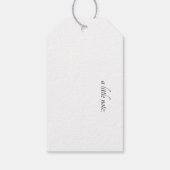 Evenwicht van de Pelikaan Cadeaulabel (Achterkant)