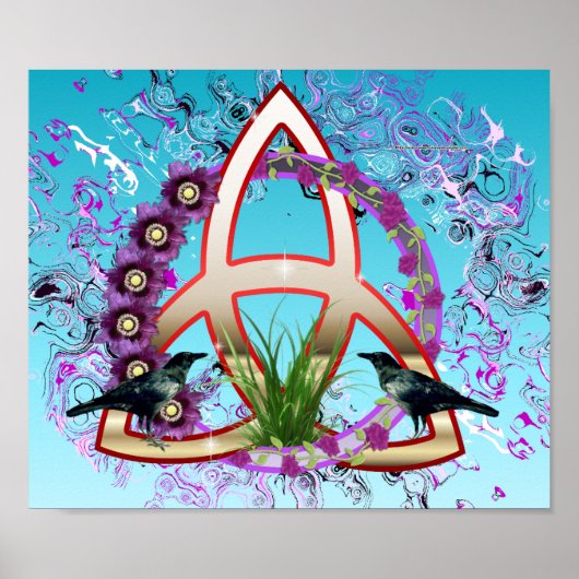 Evenwicht van Triquetra Poster (Voorkant)