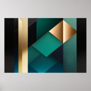 Evenwicht van Vormen Poster