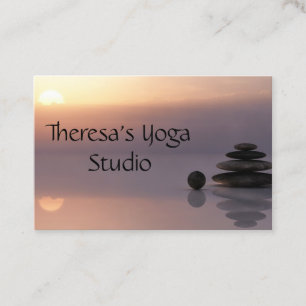 Evenwicht Zen Yoga Visitekaartjes