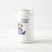 Evenwichtige chocoladedieet bierpul (Voorkant links)