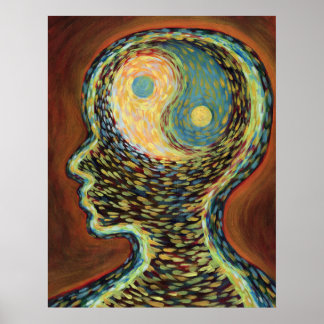 Evenwichtige geest poster