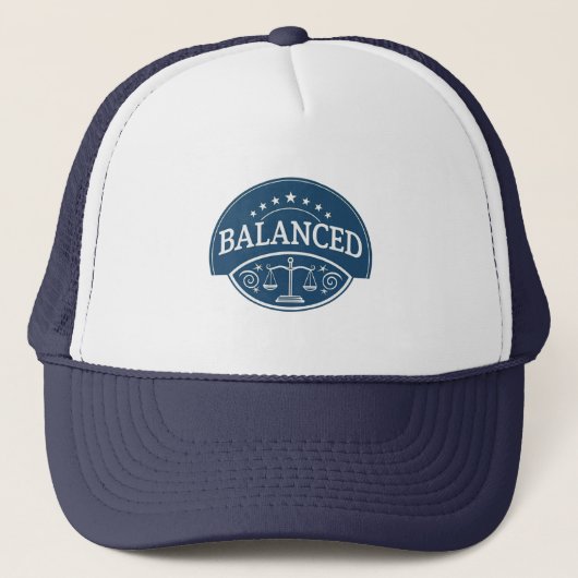 Evenwichtige honkbal- en vrachtwagenhoeden trucker pet (Voorkant)