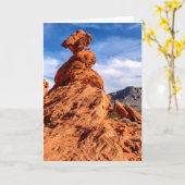 Evenwichtige Rots Kaart (Gele Bloem)