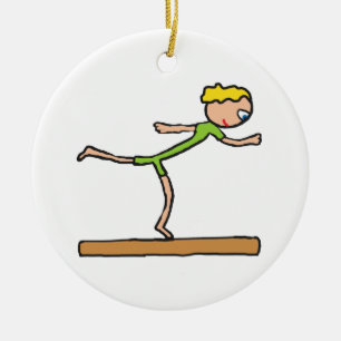evenwichtsbalk keramisch ornament