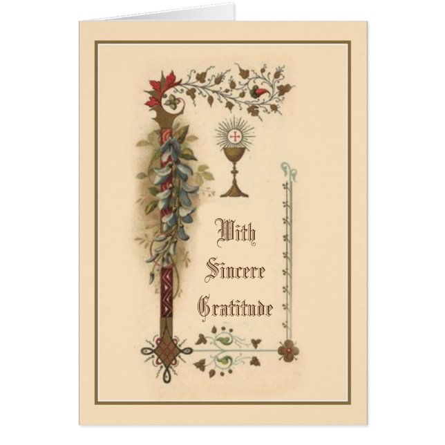 Évêque Clergy de prêtre catholique de gratitude de (Devant)