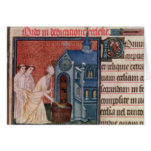 Évêque Consecrating une église