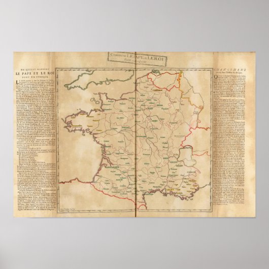 Eveque Frankrijk Poster (Voorkant)