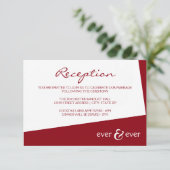 Ever & Ever Bourgogne Angle - Invitation de récept (Debout devant)