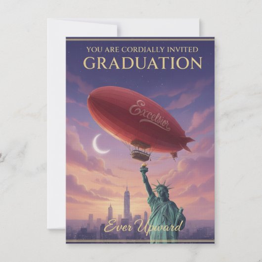 Ever Upward - Graduation Invitations (Devant)