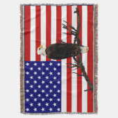 Ever Vigilant Bald Eagle Deken (Voorkant Verticaal)