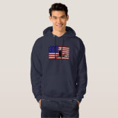 Ever Vigilant Bald Eagle Hoodie (Voorkant volledig)