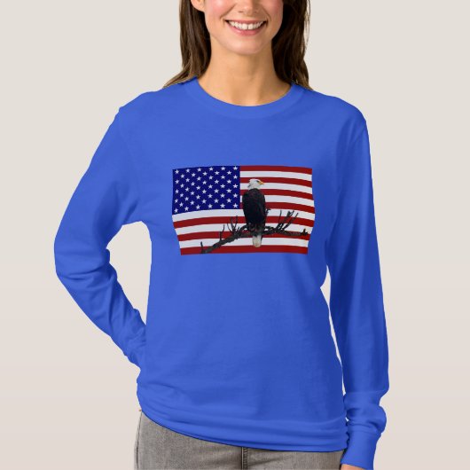 Ever Vigilant Bald Eagle T-shirt (Voorkant)