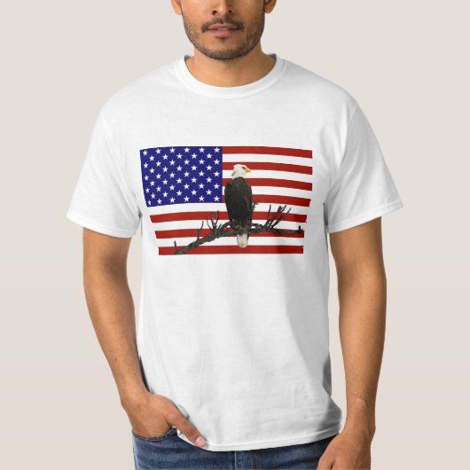 Ever Vigilant Bald Eagle T-shirt (Voorkant)