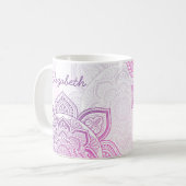 Everbloom Mandala 11 oz. Personalized Mug (Devant gauche)