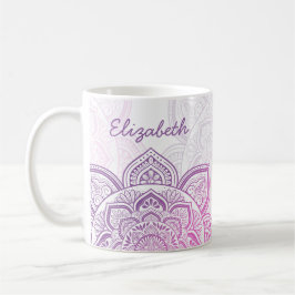 Everbloom Mandala 11 oz. Personalized Mug Koffiemok