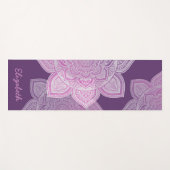 Everbloom Mandala Personalized Yoga Mat (Voorkant (horizontaal))