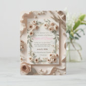 EverBloom Wedding Invitation – A Year of Celebrati (Debout devant)