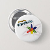 Everduurzame God-stopper Ronde Button 5,7 Cm (Voorkant /achterkant)