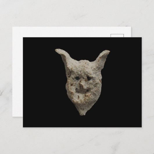 Everduurzame Halloween x Ancient Stoned Sculpture Briefkaart (Voorkant / Achterkant)