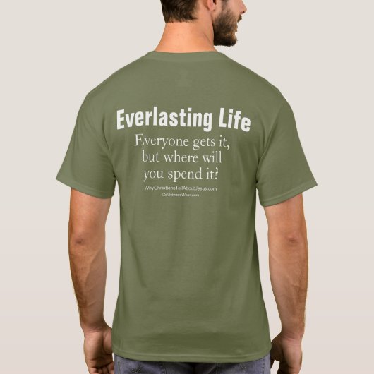 Everduurzame Life T-shirt (Achterkant)