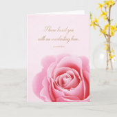 Everduurzame Love Kaart (Gele Bloem)