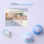 Everduurzame Love PHOTO COLLAGE Wedding Event Inve Flyer (Enkel)
