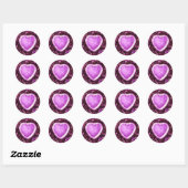 Everduurzame Love Ronde Sticker (Vel)