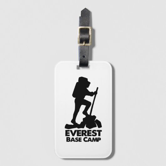 Everest Base Camp Bagagelabel (Voorkant (verticaal))
