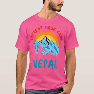 Everest Base Camp Nepal Klimmen Wandelbergen T-shirt