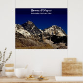 Everest en Nuptse Poster (Keuken)