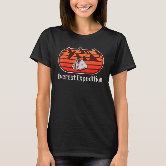 Everest Expeditions Mountain Exploration Adventure T-shirt (Voorkant)