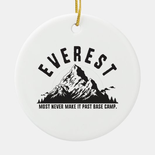 Everest Keramisch Ornament (Voorkant)