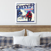 Everest South East Ridge Canvas Afdruk (Insitu (Slaapkamer))