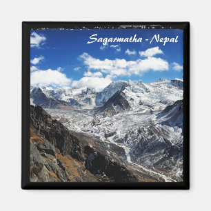 Everest trail uitzichten, Sagarmatha - Nepal Magneet